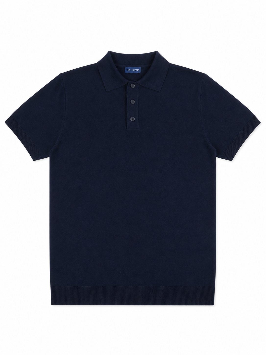 Polo Tricot Azul Marinho